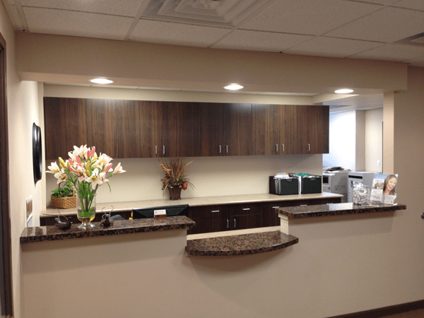 Photo: Our front desk and administrative area Salt Lake City UT